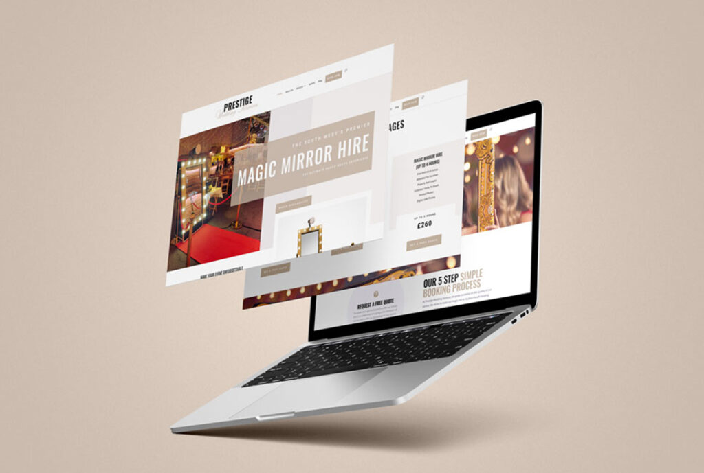 Prestige Wedding Hire - Website
